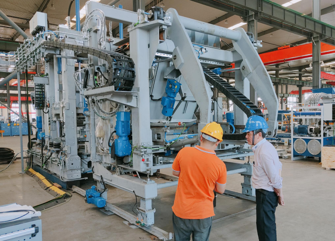 凯发网站股份又一条ZN1500全自动砌块成型机生产线将助力华北区域腾飞