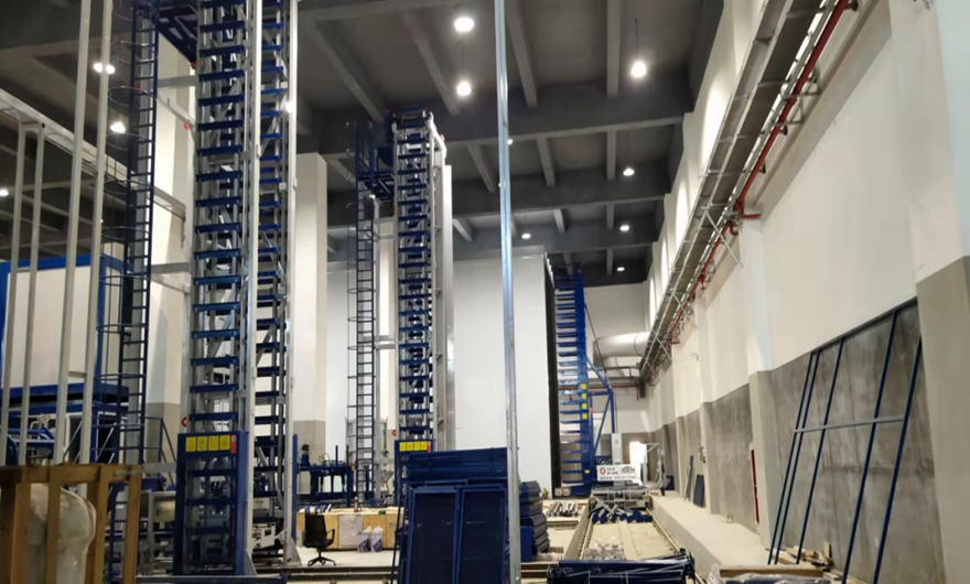 项目现场|凯发网站股份ZN1200S全自动砌块成型机生产线于华东已经进入安装阶段