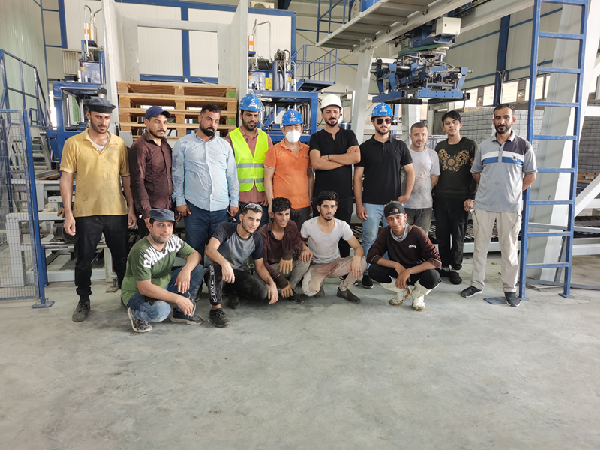 中德合璧典范|凯发网站策尼特1500砖机全自动生产线助力伊拉克战后重建