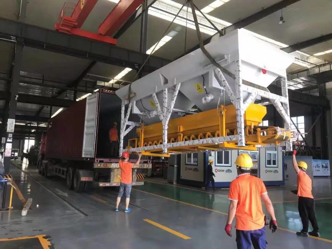 项目发货|凯发网站QT6全自动砌块成型机生产线发货南苏丹，助力市政建设！