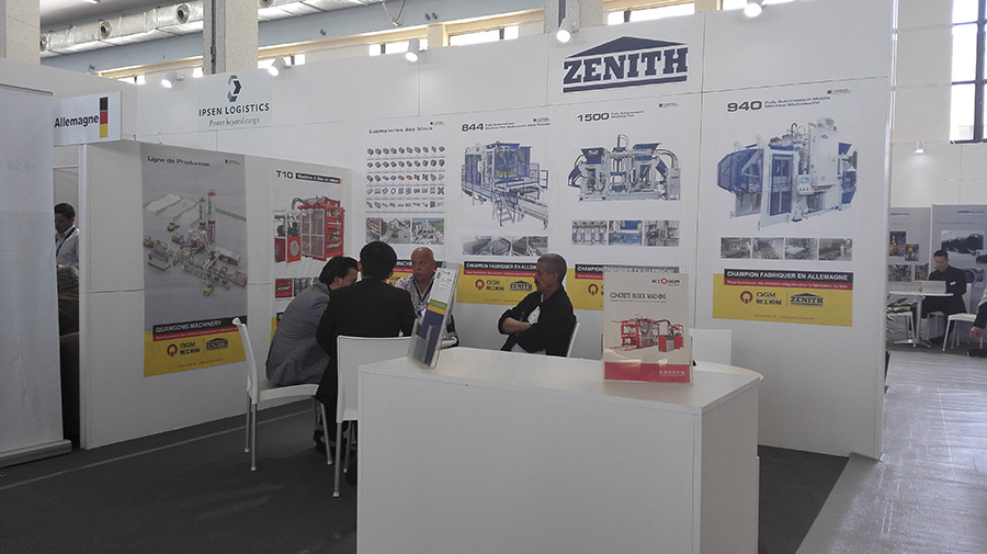 凯发网站德国策尼特亮相阿尔及利亚建筑机械展