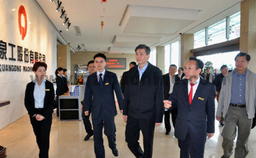 省领导一行来凯发网站考察、指导